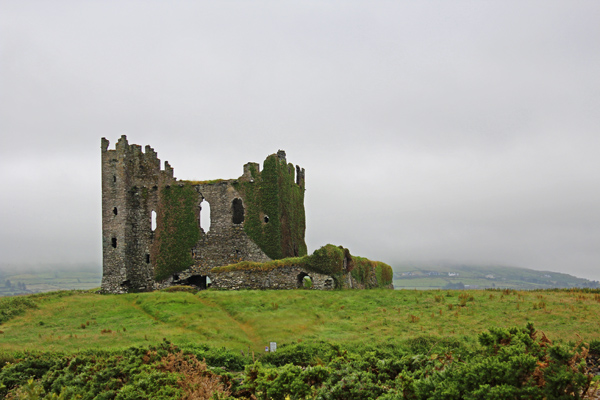 Ballycarbery Castle ruins of the O'Connells