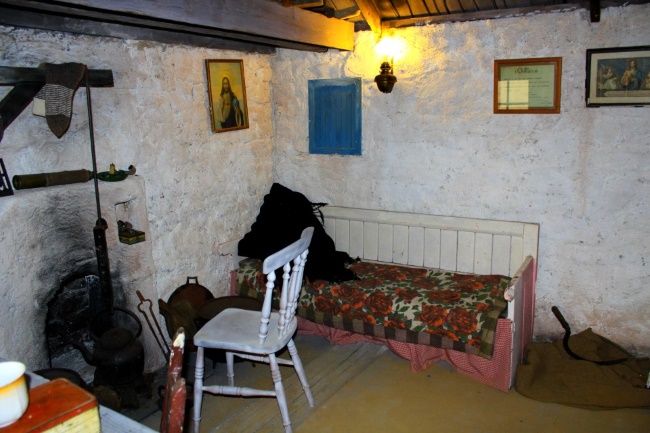 Inside of an old Blasket Island Cottage